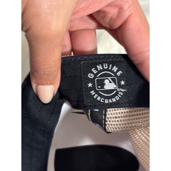 47 Brand Los Angeles Dodgers Khaki Adjustable Mesh Back Hitch Cap - Picture 6 of 6